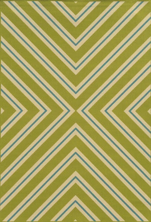 Riviera 4589M Green/ Ivory Rug