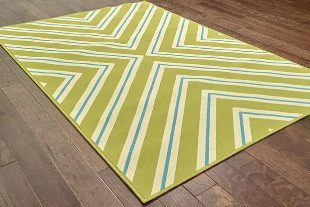Riviera 4589M Green/ Ivory Rug