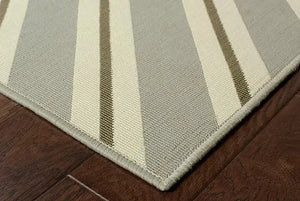 Riviera 4589P Grey/ Ivory Rug