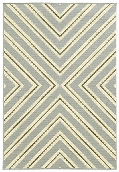 Riviera 4589P Grey/ Ivory Rug