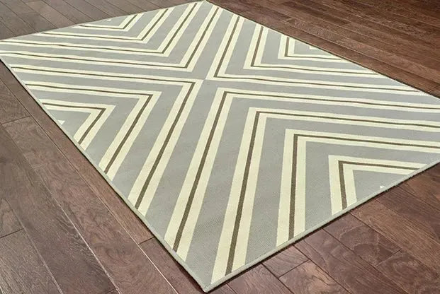Riviera 4589P Grey/ Ivory Rug