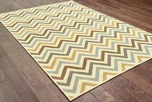 Riviera 4593A Grey/ Gold Rug