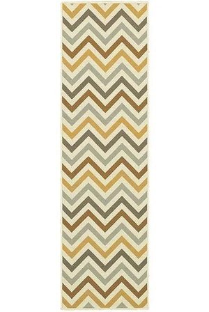 Riviera 4593A Grey/ Gold Rug