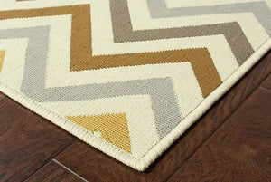 Riviera 4593A Grey/ Gold Rug