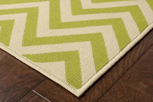 Riviera 4593K Green/ Ivory Rug