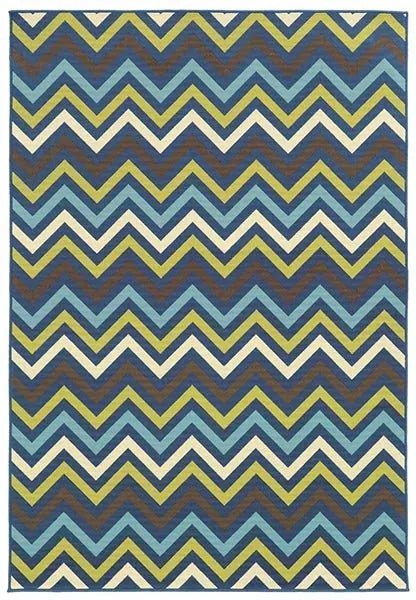 Riviera 4593S Blue/ Green Rug