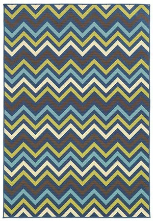 Riviera 4593S Blue/ Green Rug