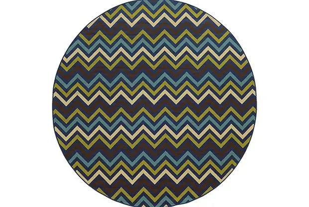 Riviera 4593S Blue/ Green Rug