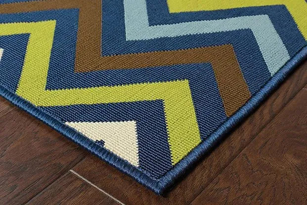 Riviera 4593S Blue/ Green Rug
