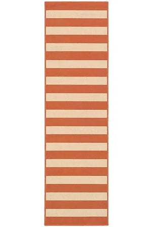 Riviera 4768B Orange/ Ivory Rug