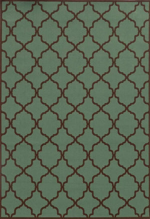 Riviera 4770A Blue/ Brown Rug