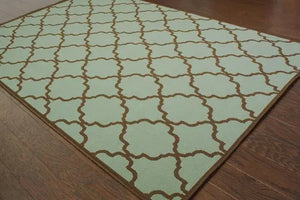 Riviera 4770A Blue/ Brown Rug