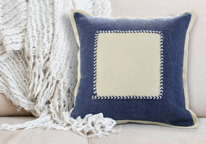 Riviera Lr07699 Navy/Cream Pillow