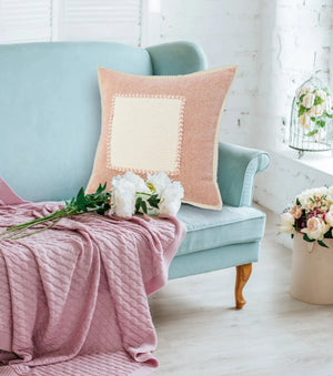 Riviera Lr07702 Dusty Pink/Cream Pillow