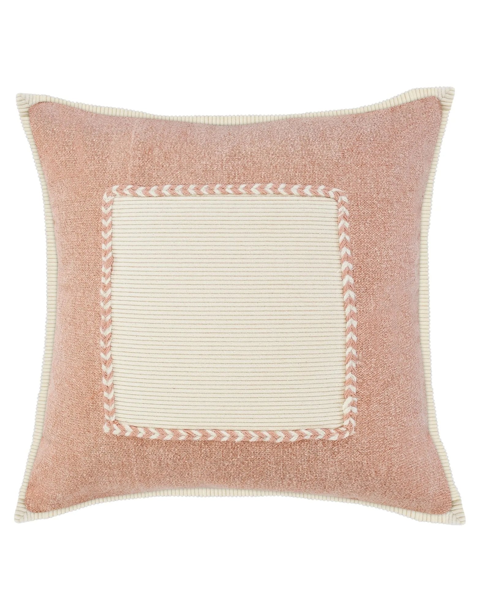 Riviera Lr07702 Dusty Pink/Cream Pillow