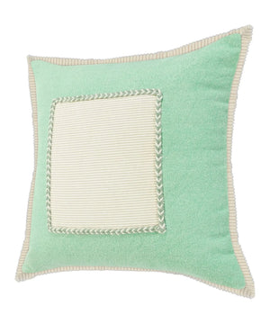Riviera Lr07703 Pastel Green/Cream Pillow