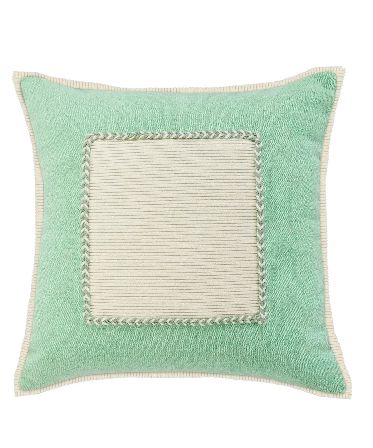 Riviera Lr07703 Pastel Green/Cream Pillow
