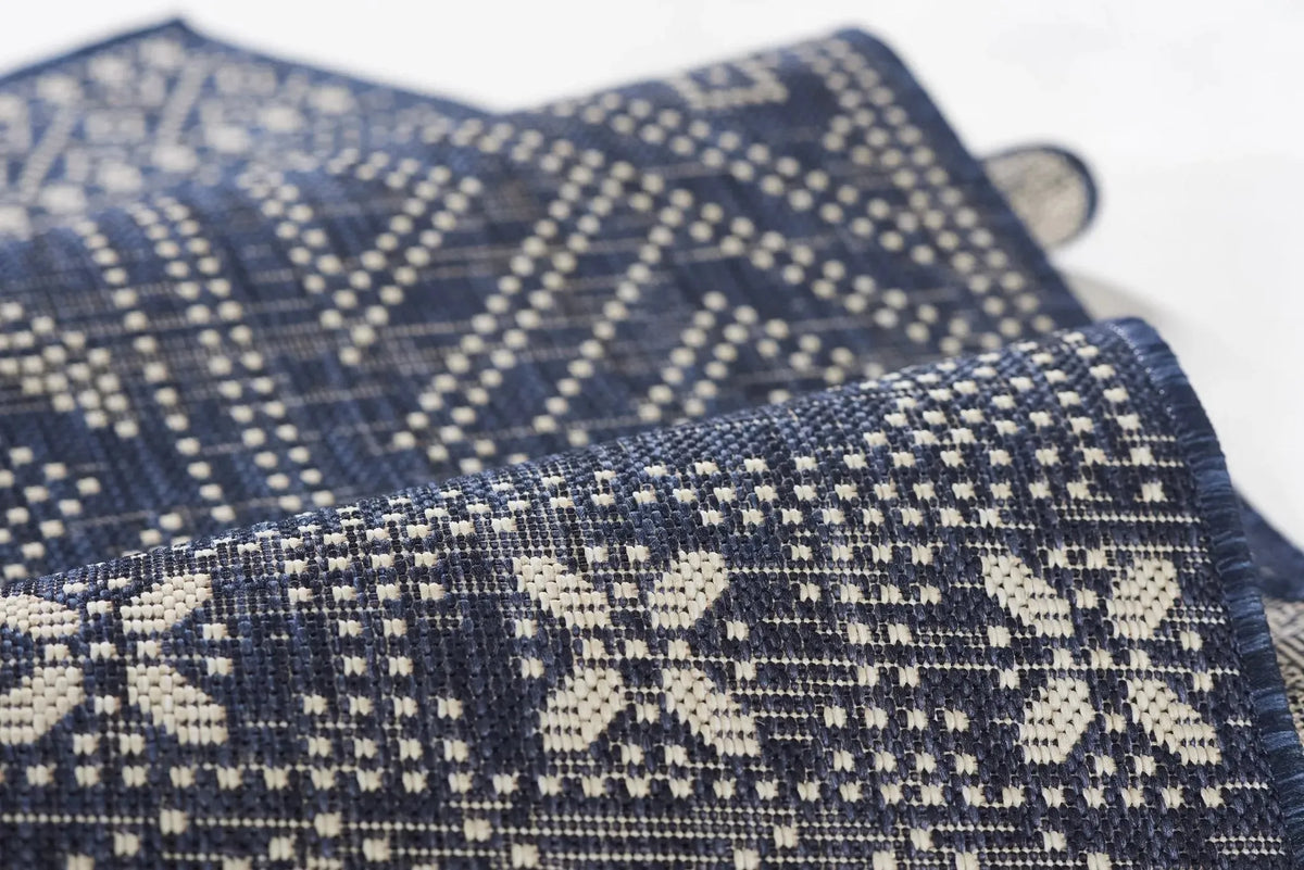 Riviera Rv-03 Navy Rug