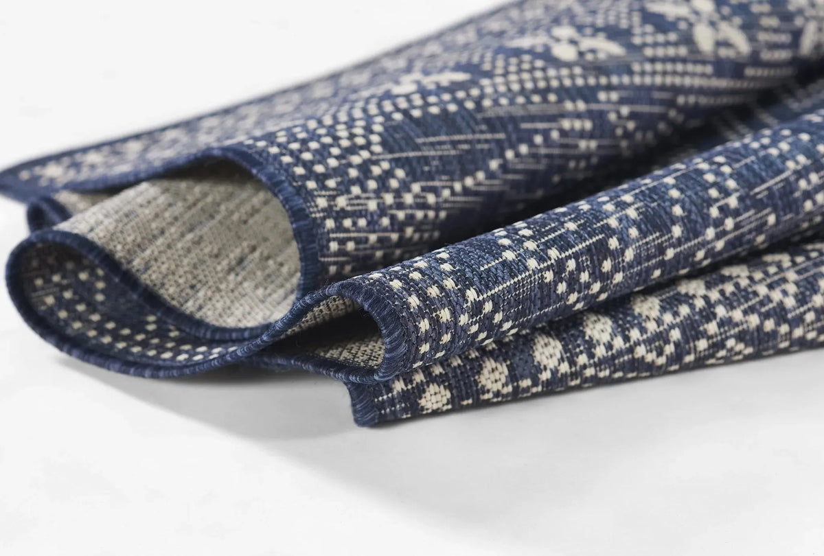 Riviera Rv-03 Navy Rug