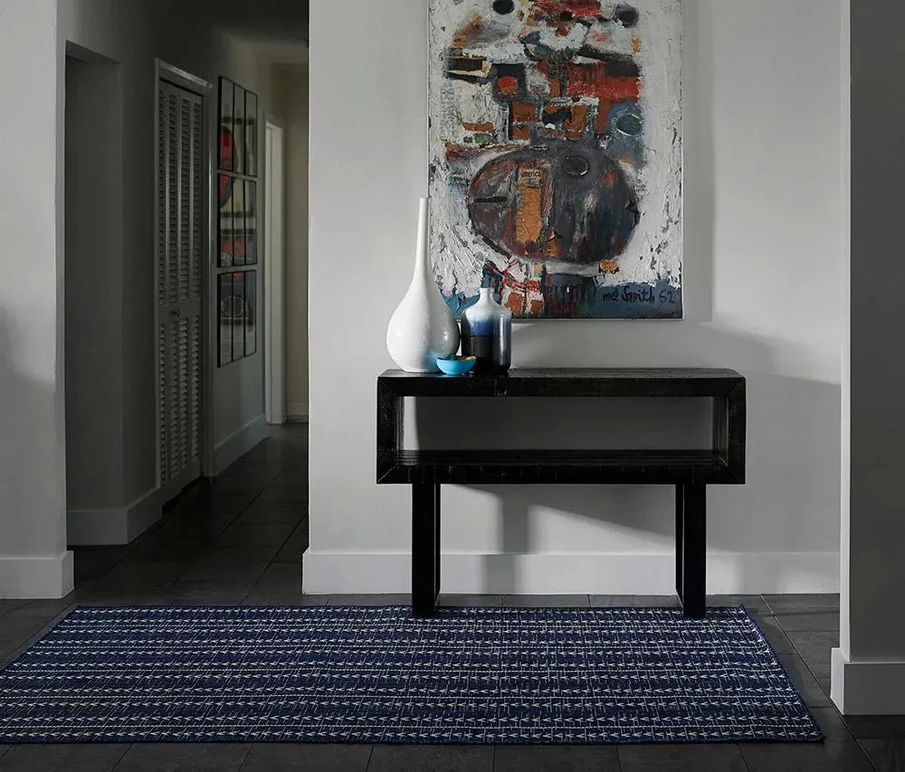 Riviera Rv-06 Navy Rug