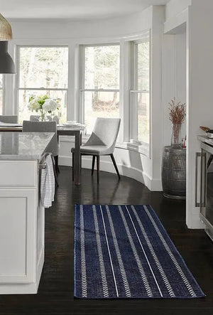 Riviera RV-06 Navy Rug