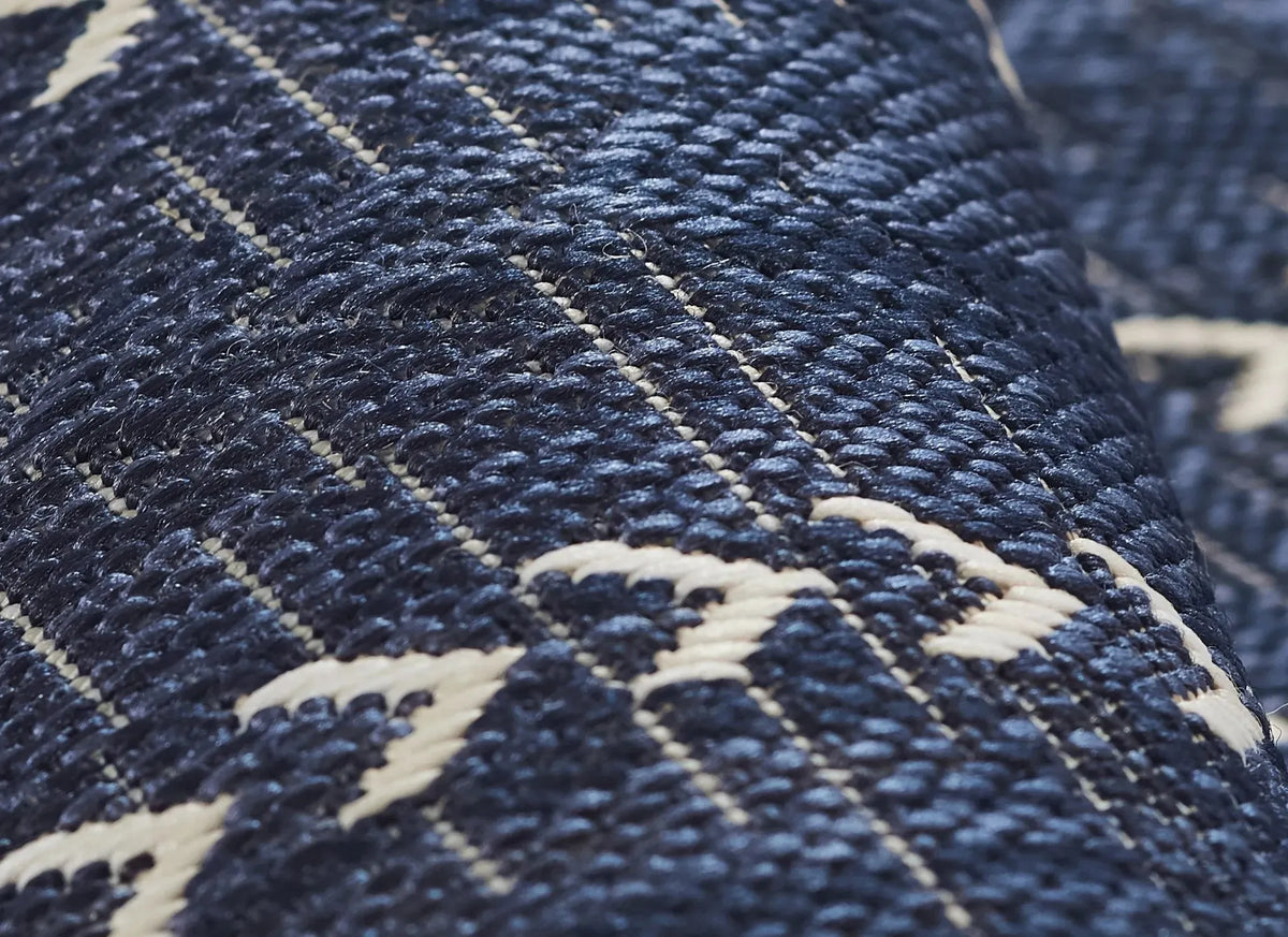 Riviera Rv-06 Navy Rug