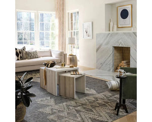 Rize RIZ01 Torsby Black/Ivory Rug