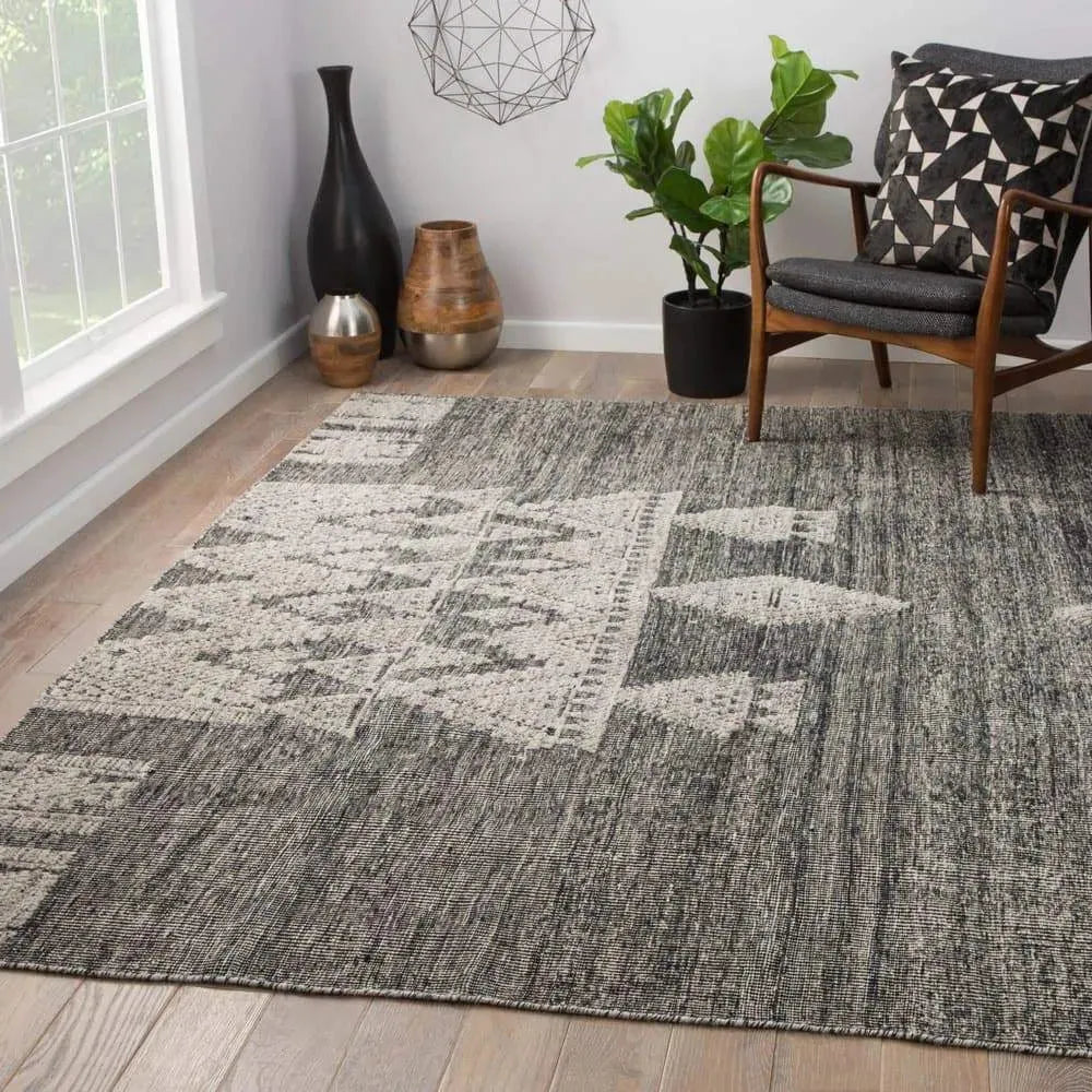 Rize Riz01 Torsby Black/Ivory Rug