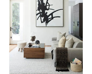 Rize RIZ02 Neema Ivory/Dark Gray Rug