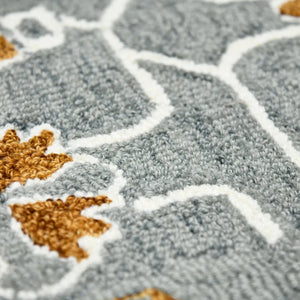 Romania ROM-5 Grey/Orange Rug