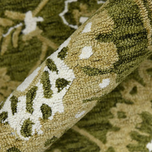 Romania ROM-6 Olive Green Rug