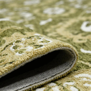 Romania ROM-6 Olive Green Rug