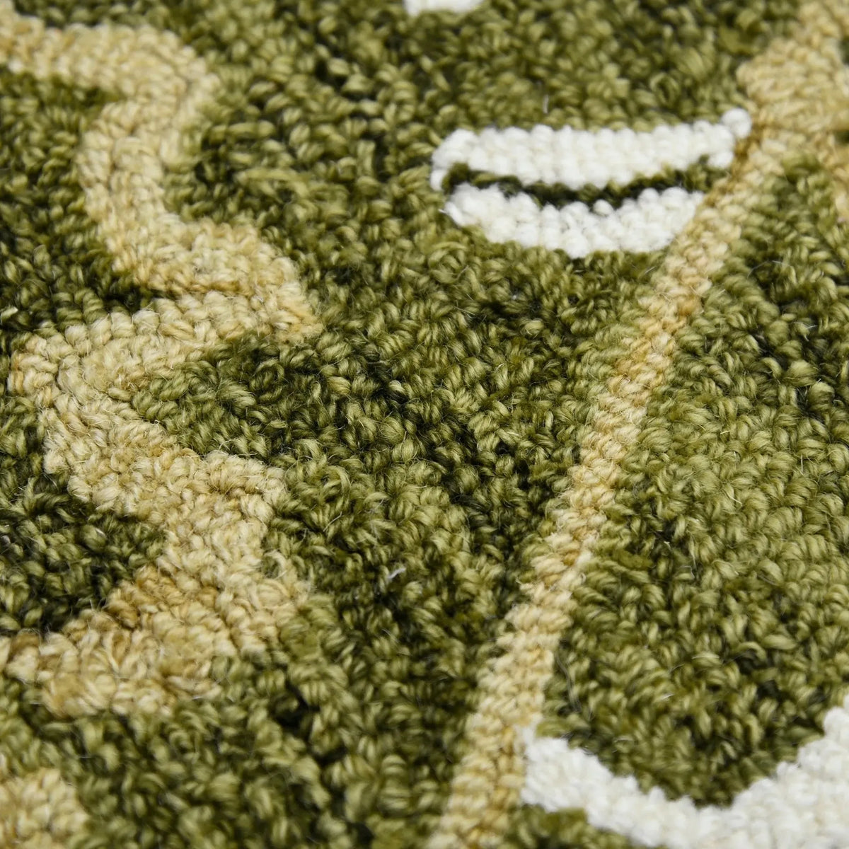 Romania ROM-6 Olive Green Rug