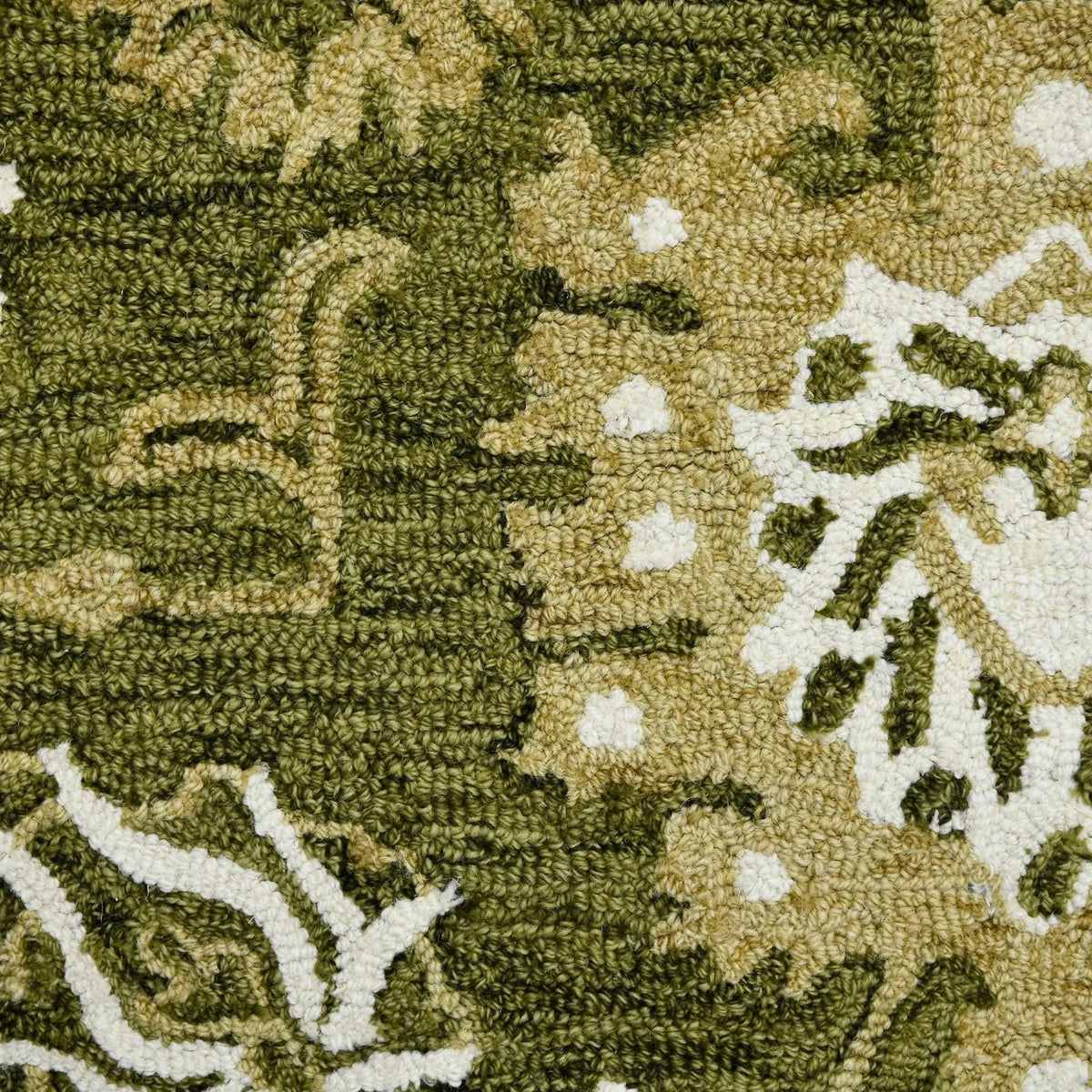 Romania ROM-6 Olive Green Rug