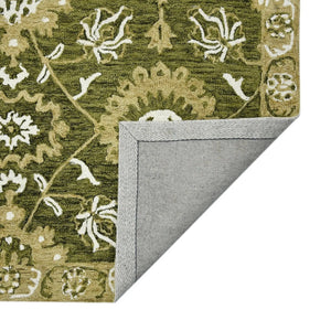 Romania ROM-6 Olive Green Rug