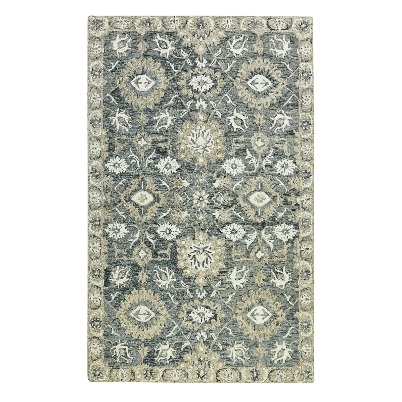 Romania ROM-7 Grey Rug