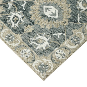 Romania ROM-7 Grey Rug