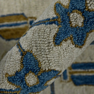 Romania ROM-8 Blue Rug