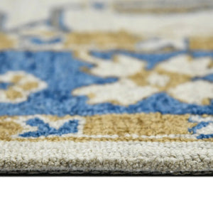 Romania ROM-8 Blue Rug