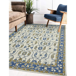 Romania ROM-8 Blue Rug