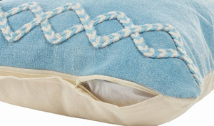 Rory Lr07567 Blue/Cream Pillow