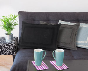 Rory Lr07688 Black Pillow