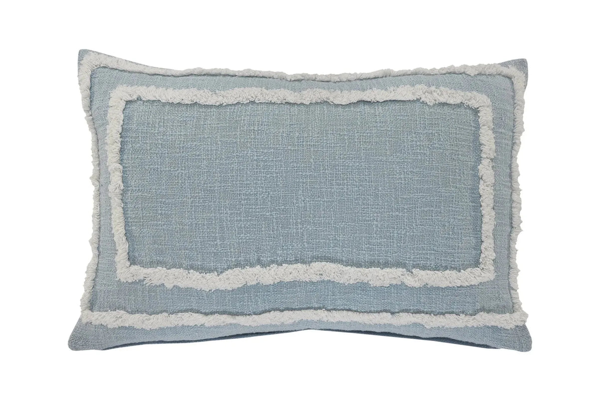 Rory Lr07690 Sky Blue/White Pillow