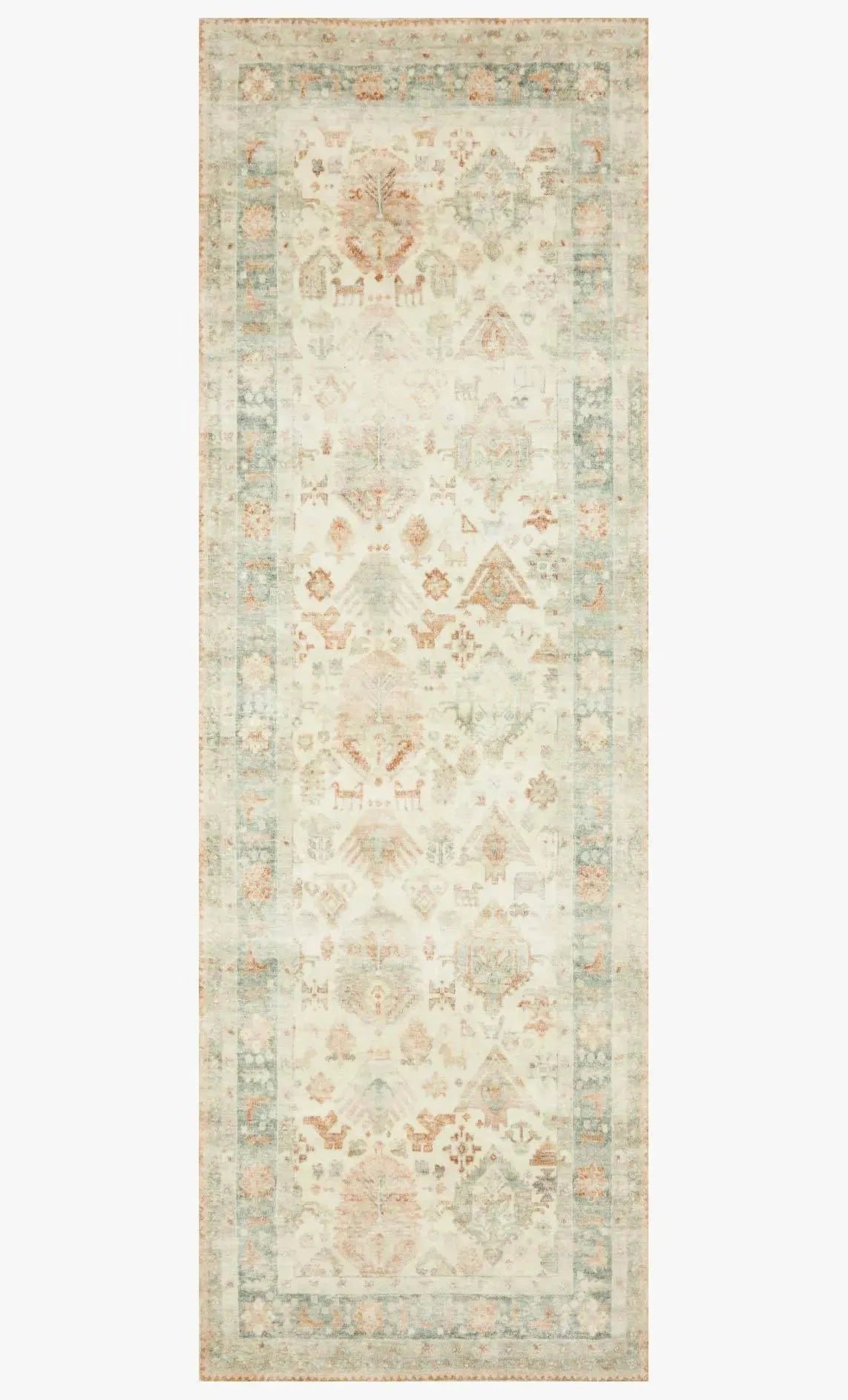 Rosette Ros-01 Beige/Multi Rug