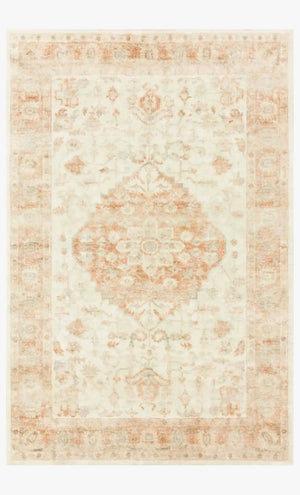 Rosette Ros-03 Ivory/Terracotta Rug