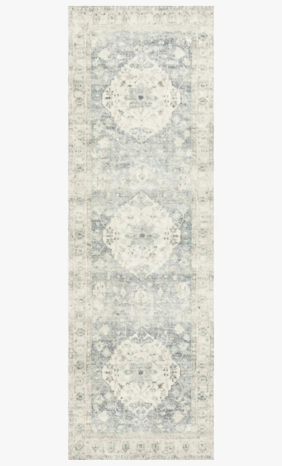 Rosette Ros-07 Denim/Fog Rug
