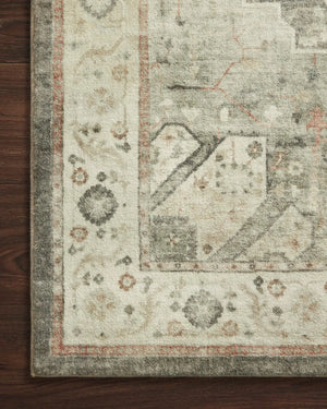 Rosette Ros-09 Slate/Ivory Rug