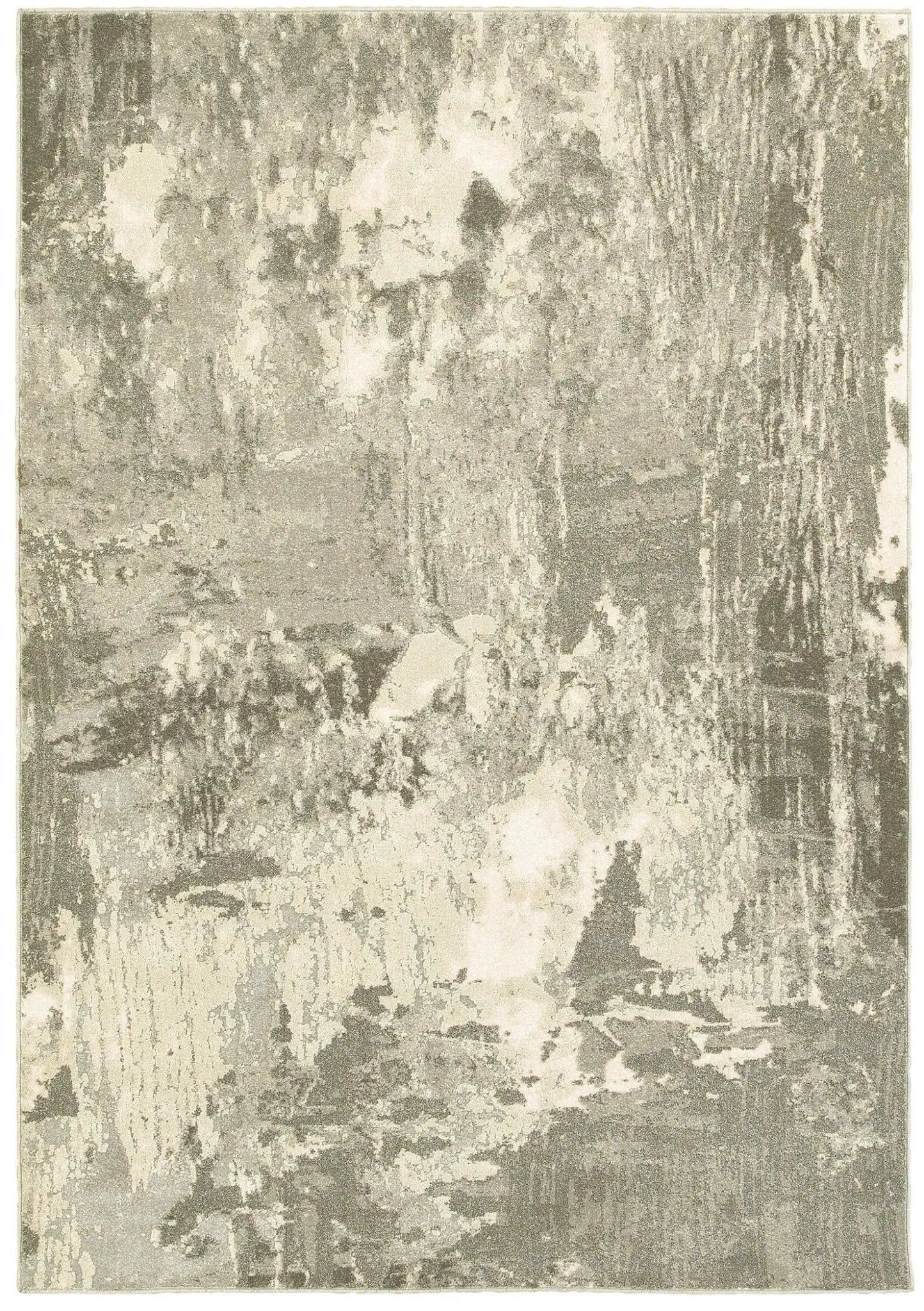 Rowan 2067w Ivory/ Grey Rug