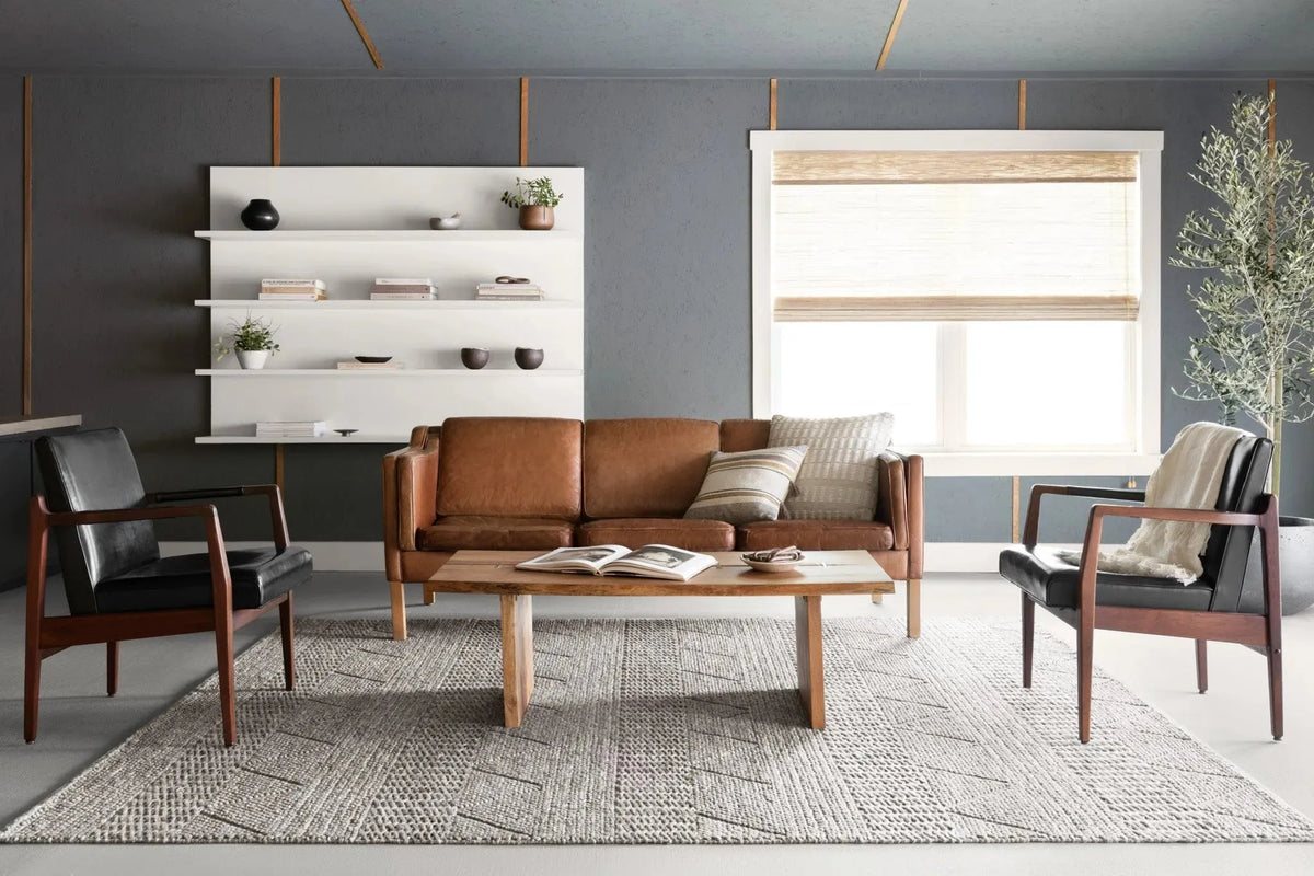 Rowan by Magnolia Home ROW-01 Ash Rug