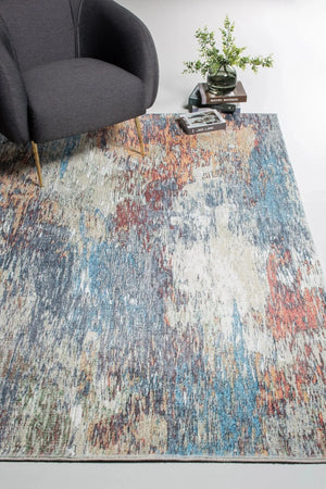 Roxy 2801 Blue/Red Mirage Rug